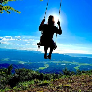 空中ブランコ体験